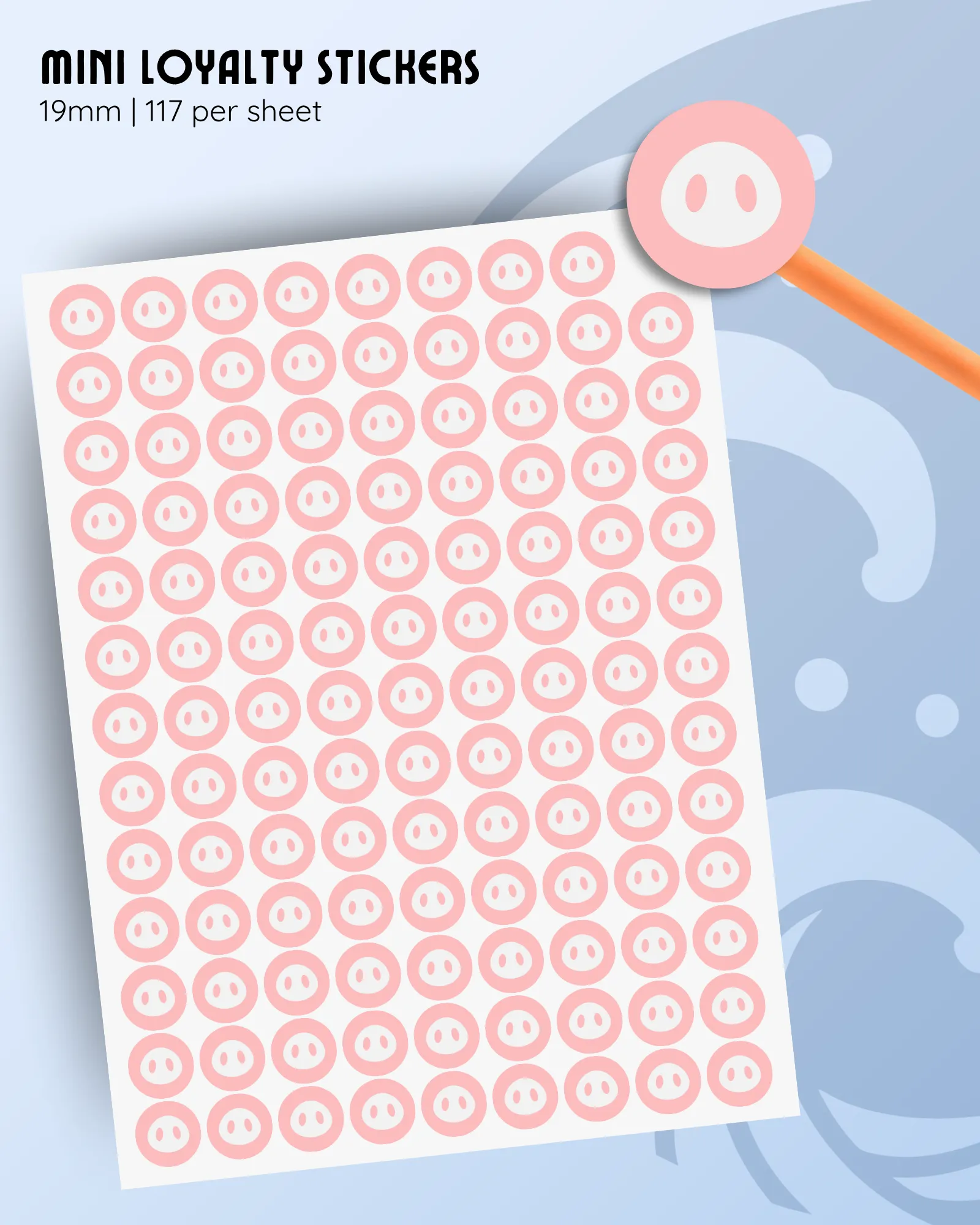 customisable mini reward stickers.