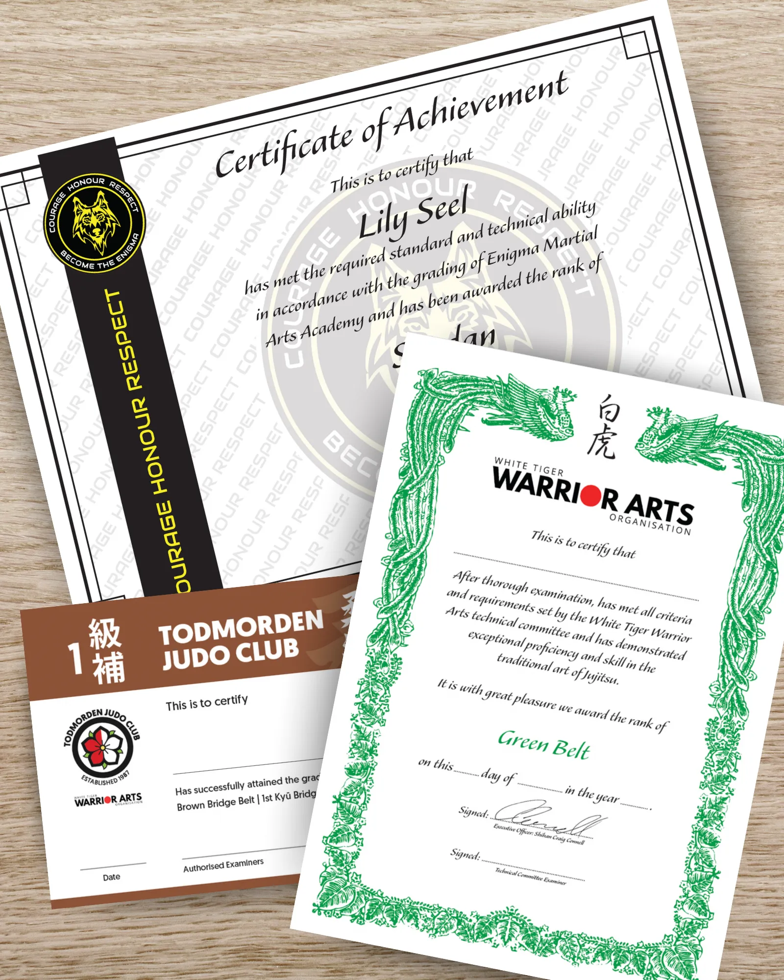 Custom Printed Certificates