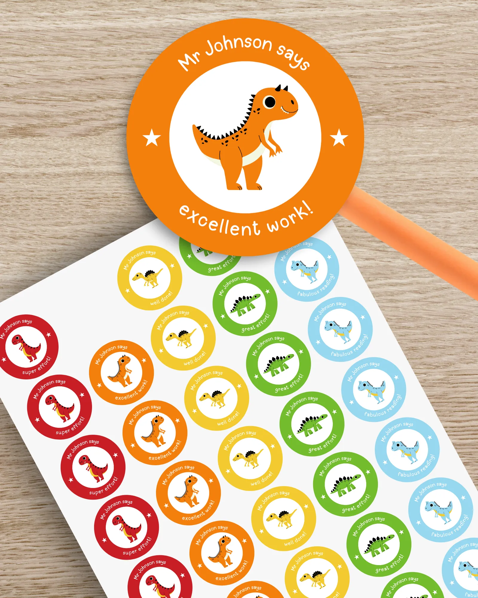 Personalised Reward Stickers