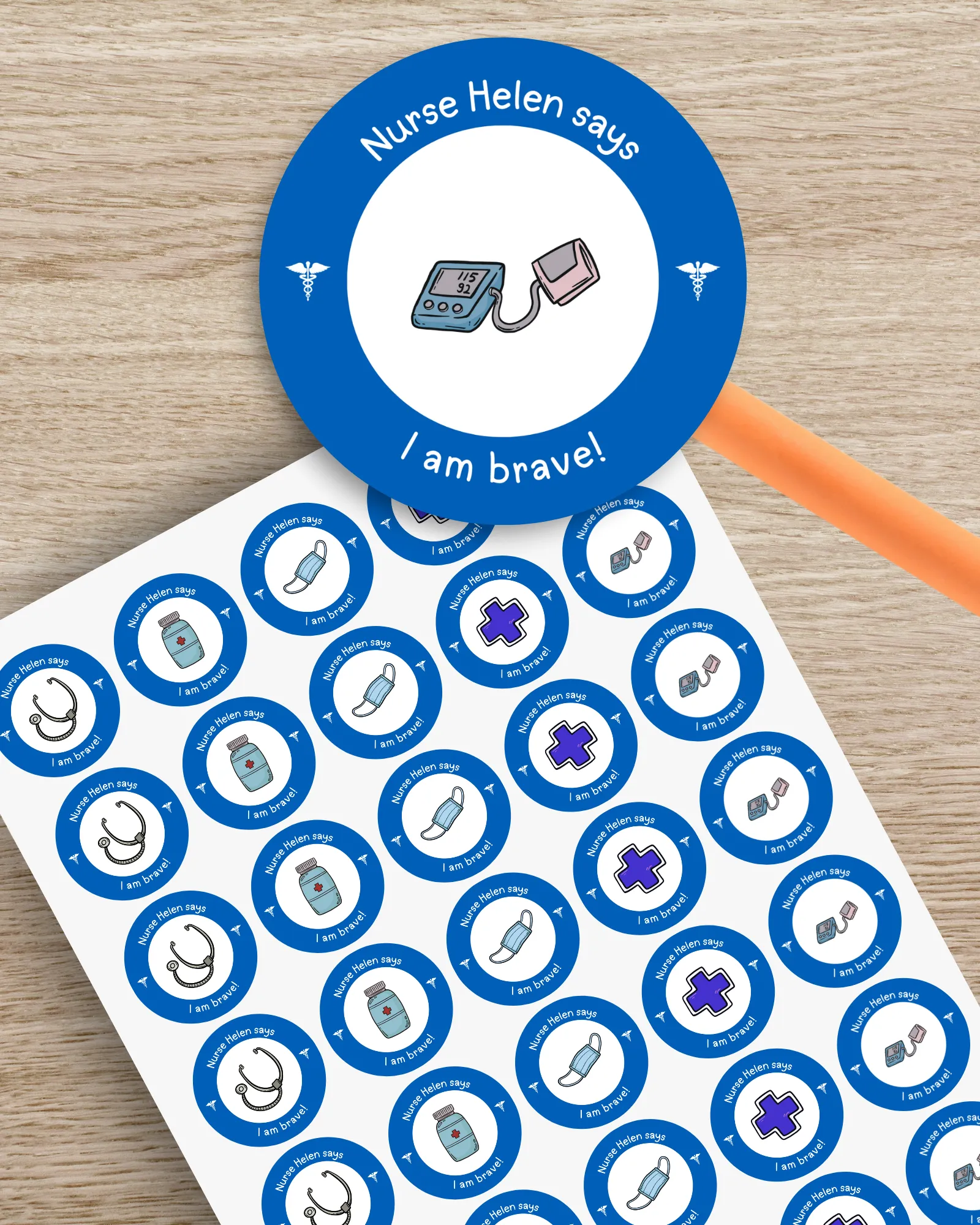Personalised Nurse Stickers