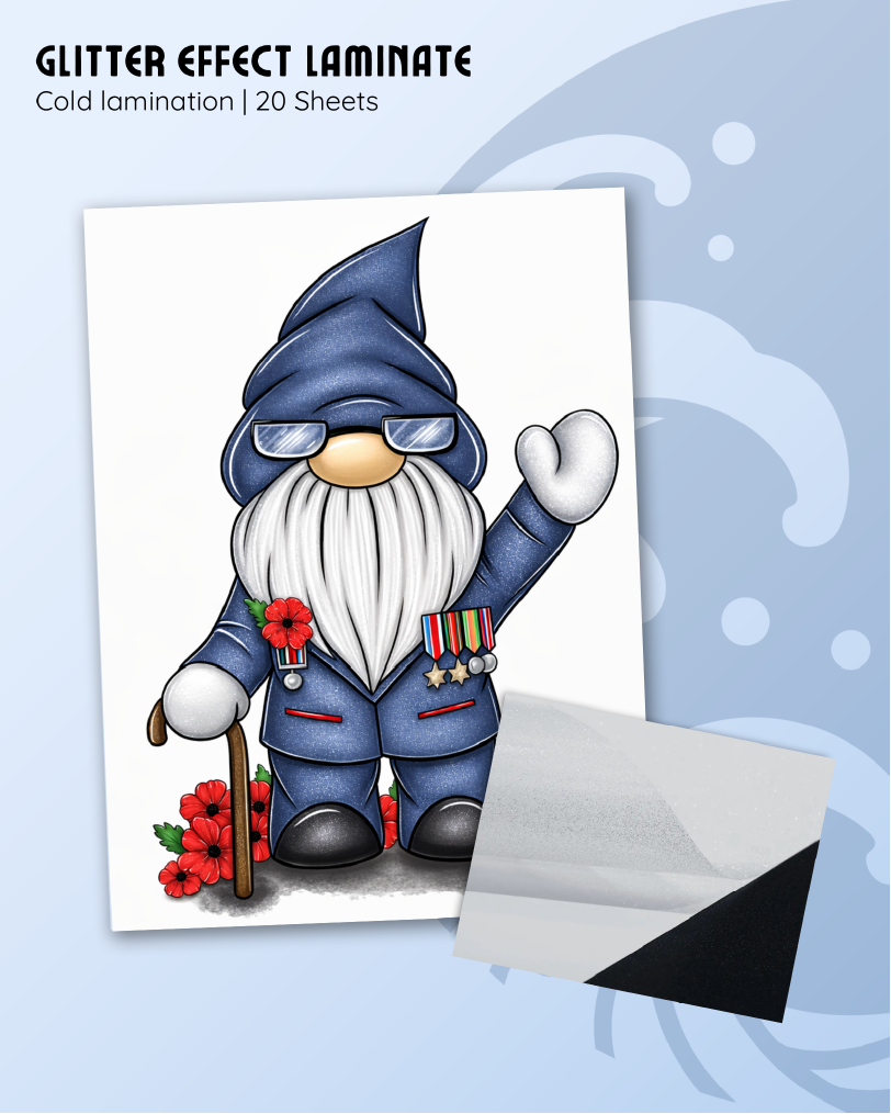 Glitter Effect Cold Laminate Sheets