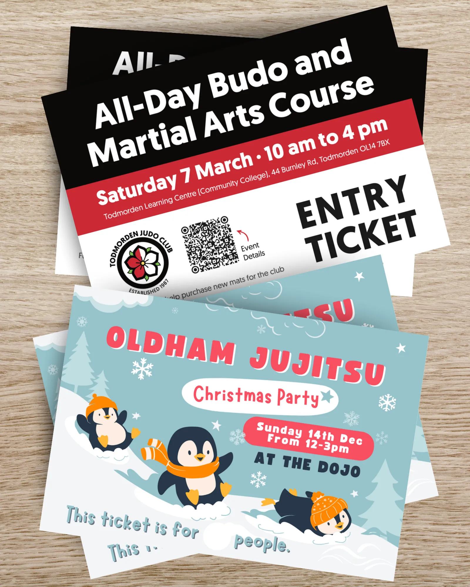 Custom A6 Tickets