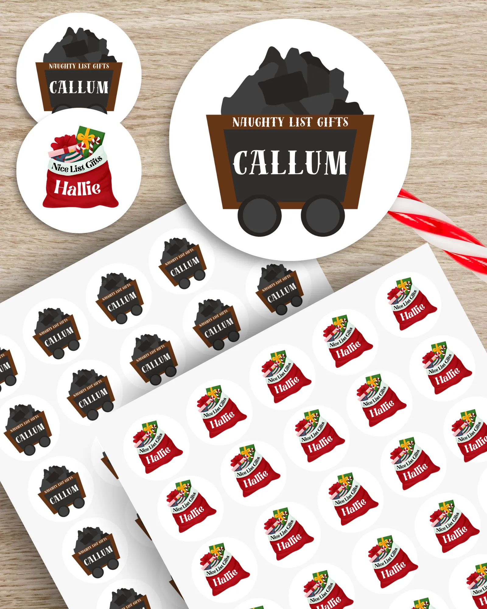 Personalised Christmas Gift Stickers
