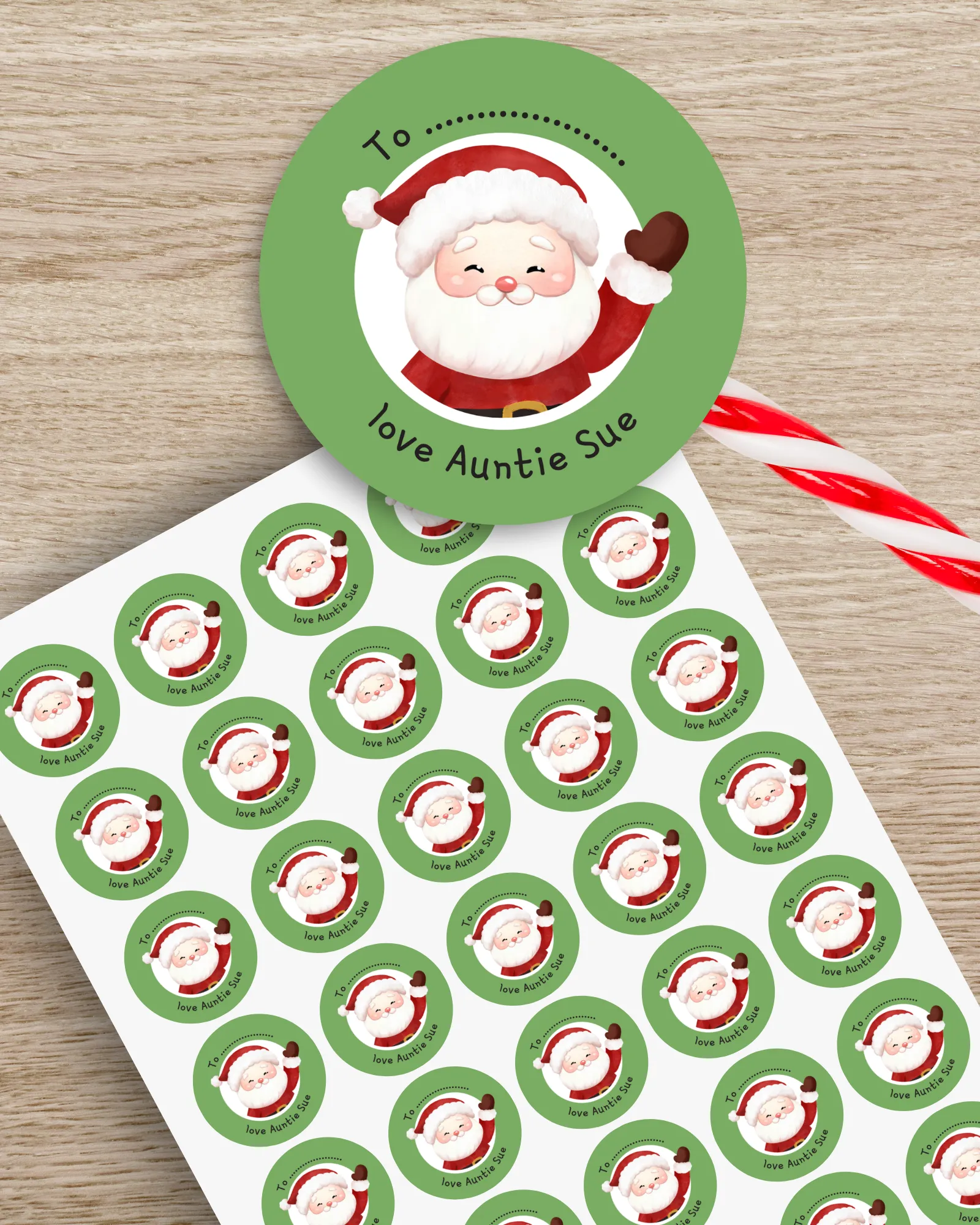 Personalised Christmas Gift Stickers